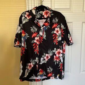 Saint Mansion Tropical Print Button Up